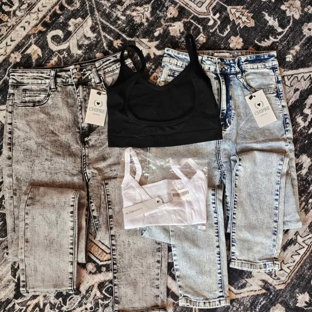 Chipre High Rise Jeans - Crop Bundle